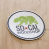SoCal Woodshop Logo Sticker - Image 3